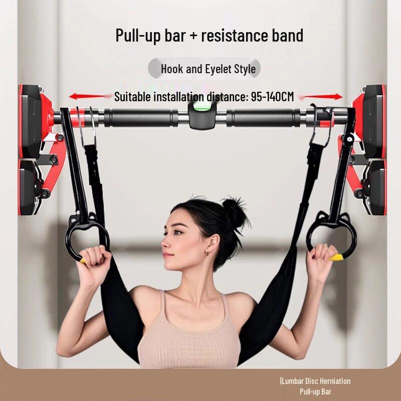 Lumbar Traction Belt Kit with Hanging Bar