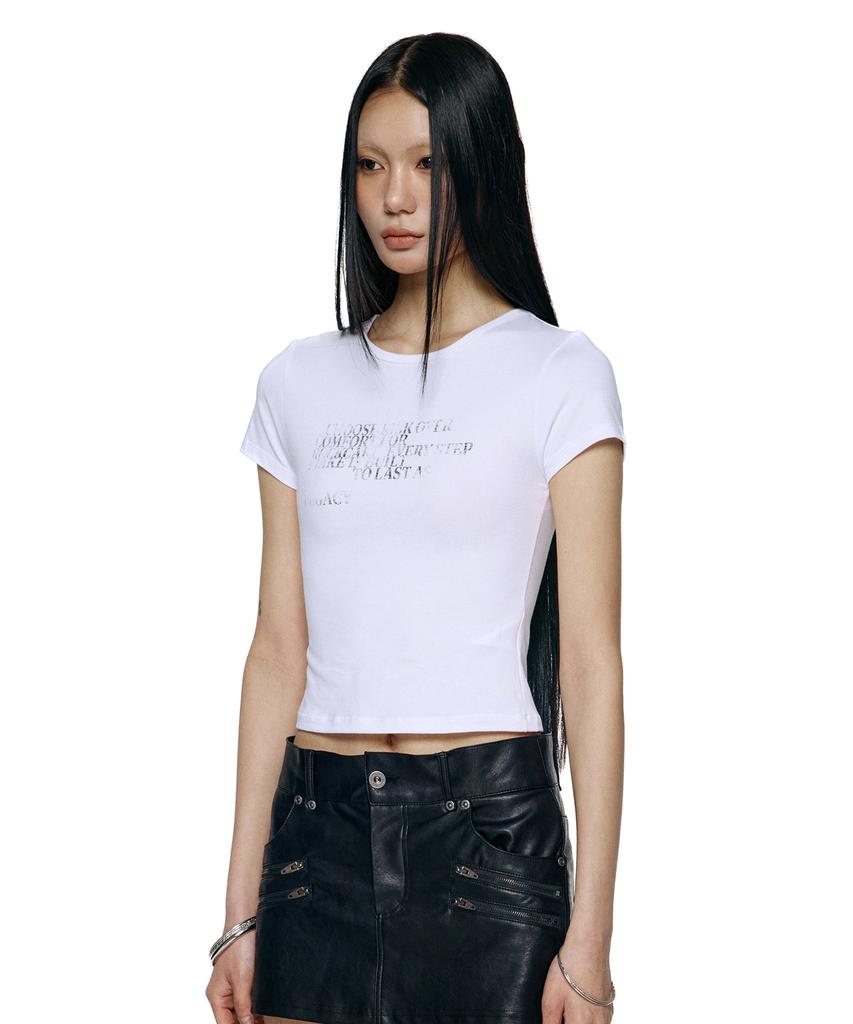 ROCKCAKE Legacy Crop Top - White