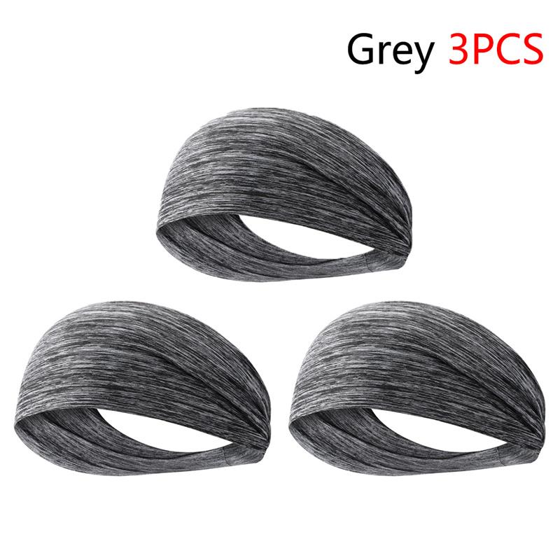 Elastic Sports Headbands Sweat Absorption Headdress Quick Dry Fitness Headband Anti-slip Breathable Sweatbands for Yoga Runnin