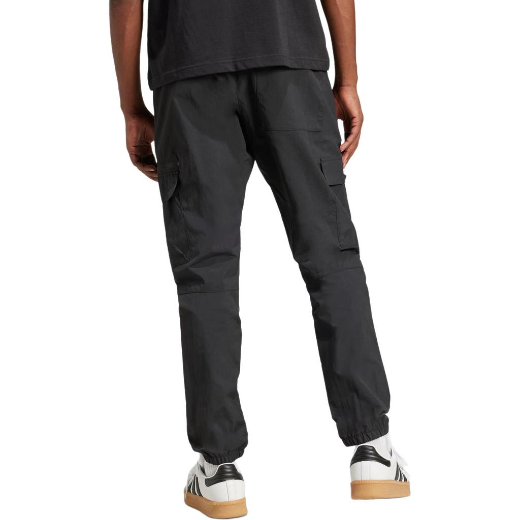 adidas Pantaloni Cargo con Logo Originals e Vita Elastica da Uomo Pantaloni Neri JD2453