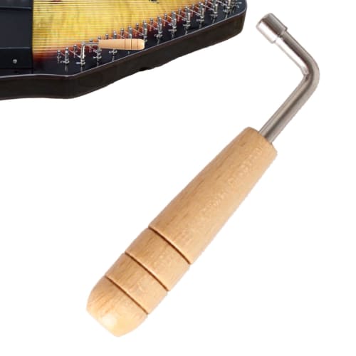Loymqusa Autoharp Tuning Wrench, Piano Tuning Hammer, Piano Tuning Tool with 4 Corners, Non-Slip L-Shaped Metal Tuning Hammer | Professional Replaceme