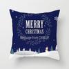 Merry Christmas Printed Pillowcase Christmas Style Cushion Cover Home Sofa Decor Throw Pillowcase