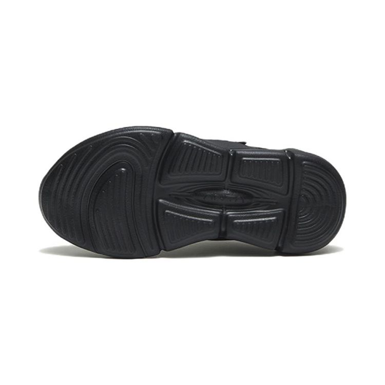 Anta Velcro Low Top Kids Running Shoes Kids sneaker Black Blue A312249935H-3