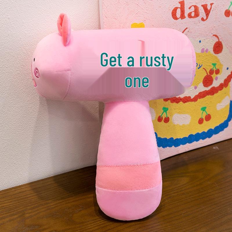 Creative Capybara Plush Hammer Toy - Funny Cartoon Stuffed Pig Gift for Kids
