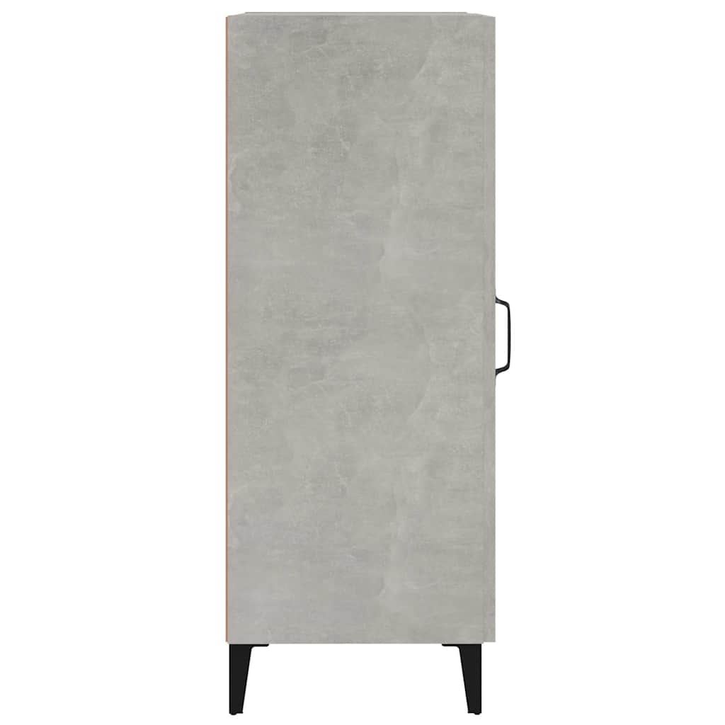 vidaXL Sideboard Betongrau 34,5x34x90 Cm Holzwerkstoff