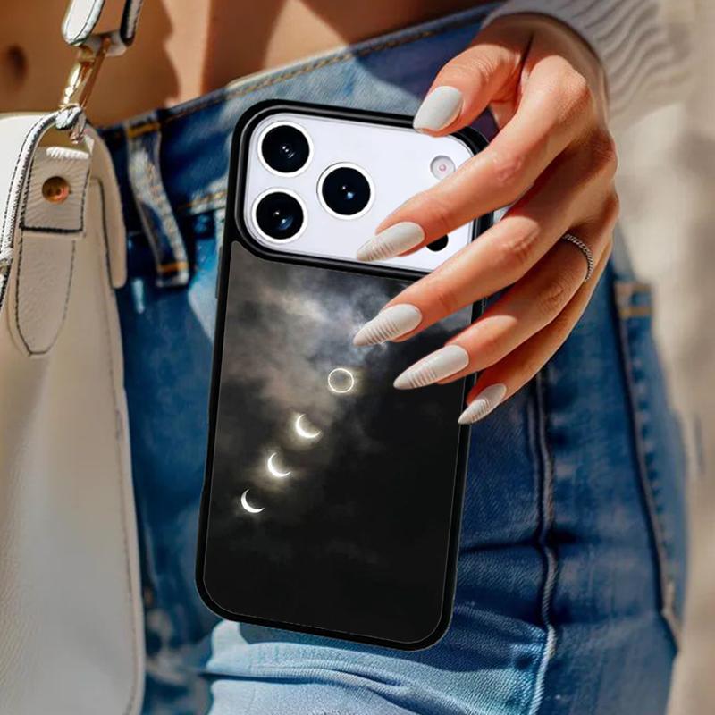 Moonlight Moon phases Phone Case For iPhone 17 Air 14 15 13 12 Max Cover For Apple 16e 11 Pro Max Plus Coque