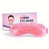 Mascarilla de Gel para Ojos, Terapia Fría y Caliente para Ojos Hinchados, Ojeras, Migrañas, Alivio del Dolor de Cabeza, Correa Ajustable, Reutilizable, Parte Trasera de Tela Suave