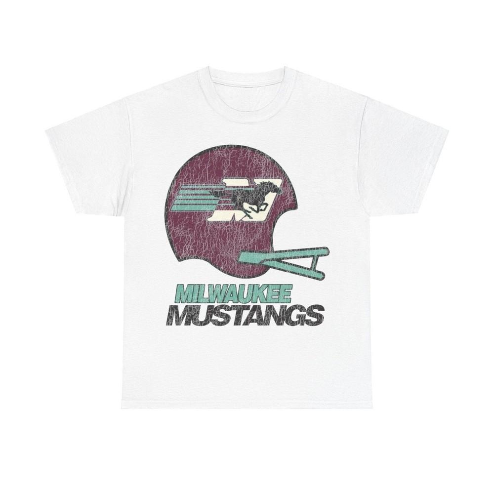 

Milwaukee Mustangs Retro Nostalgic Football T-shirt 4XL