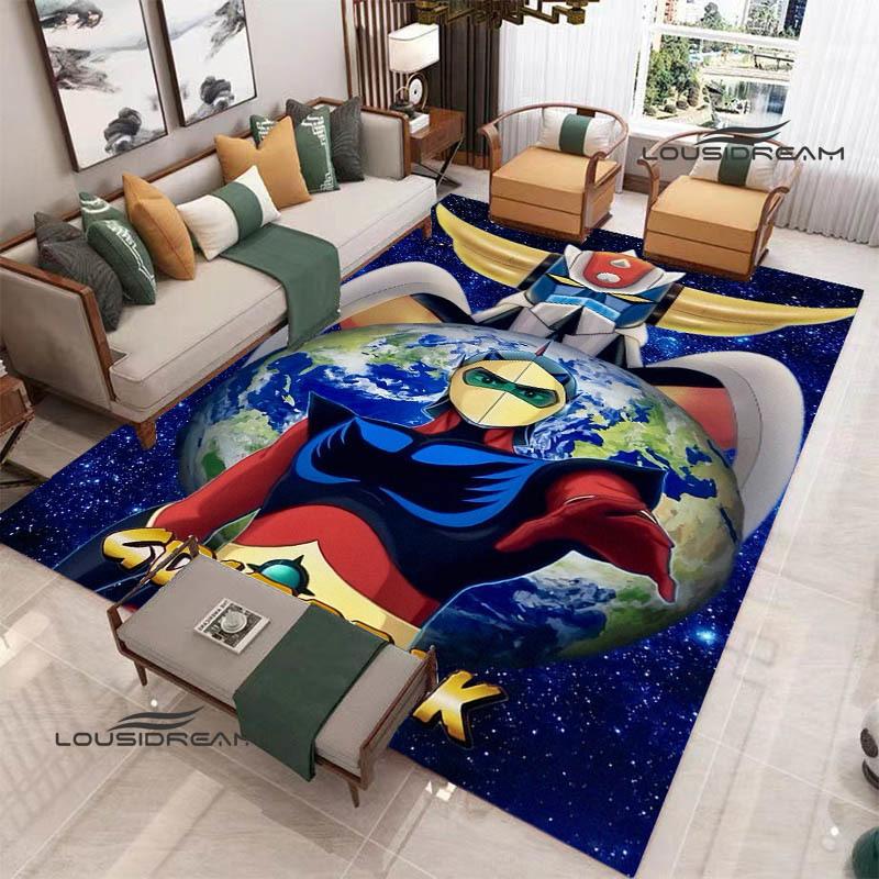 Tapis 3D OVNI ROBO GRENDIZER GOLDORAK Tapis antidérapant Tapis d'extérieur Tapis de zone Tapis de décoration pour la maison la chambre à coucher Tapis pour chambre à coucher Cadeau d'anniversaire