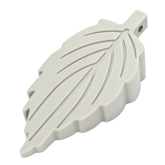 1/2 stk Blad Dørstopper Kile Veggbeskytter Sklisikker TPR Vindtett Uten Boring Kollisjonssikker Teppe Flis Betong Tregulv Dørstopper