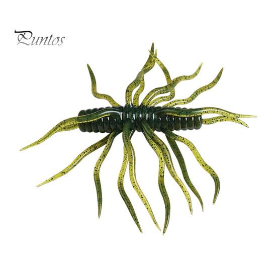 Topwater Bionic Bait 1/3/5Pcs 9.5cm/9g Floating Soft Lure with Multi-Tentacles, Realistic Fishing Baits Bait, Artificial Swimbait for Freshwater