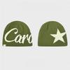 Simple Acrylic Knit Beanies Star Print Stretchable Fit Cap For Men Women Winter Outdoor Sports Warm Unisex