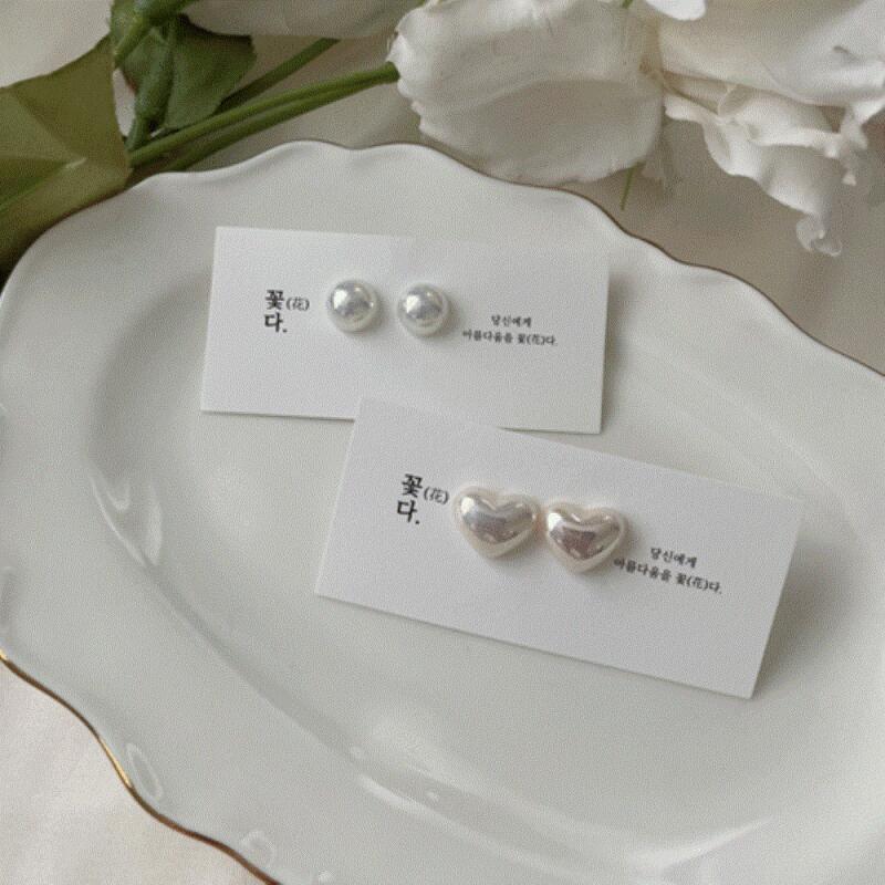 

Zuzuka Women s Pearl Earrings Gift Bead Pearl Aurora Heart Shape heart