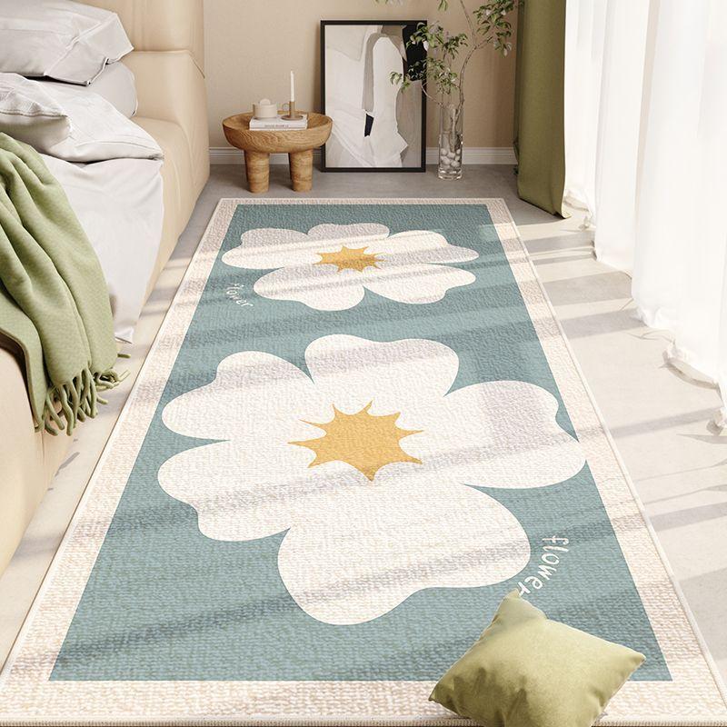 

Простой ковер у кровати, ковер у кровати в спальне, противоскользящий грязеотталкивающий коврик для окна 40x120cm