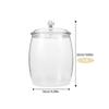 Airtight Jar for Cookies Candy and Food 1 Set Reusable Plastic Container