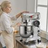 VEVOR Commercial Food Mixer, 18.7L Commercial Stand Mixer with 3 Adjustable Speeds