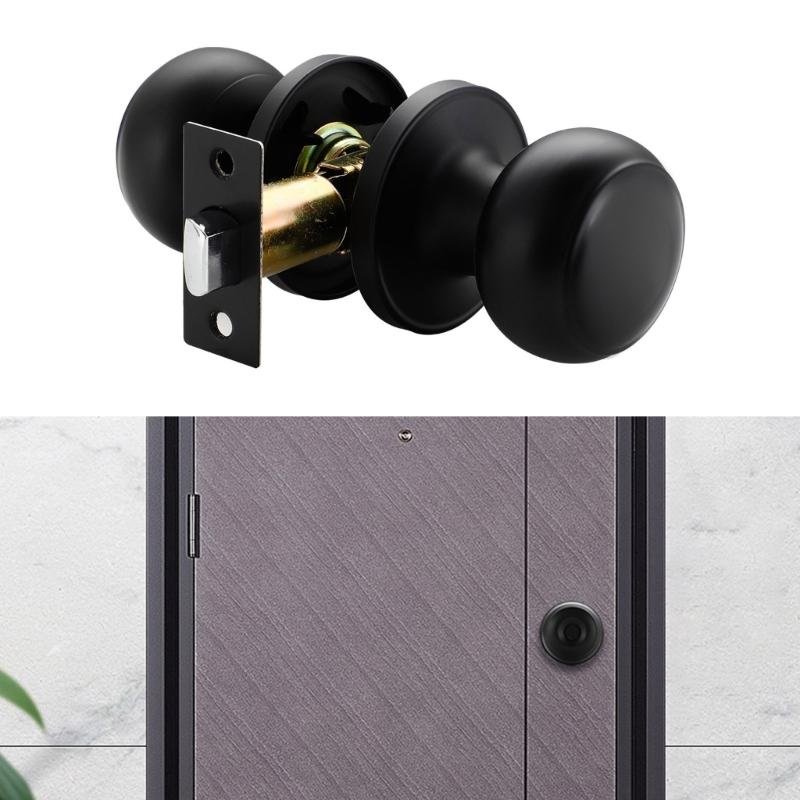 Okrągłe gałki ze stali nierdzewnej odporne na korozję, wzory zamków do drzwi wewnętrznych do wilgotnego środowiska i szybki montaż