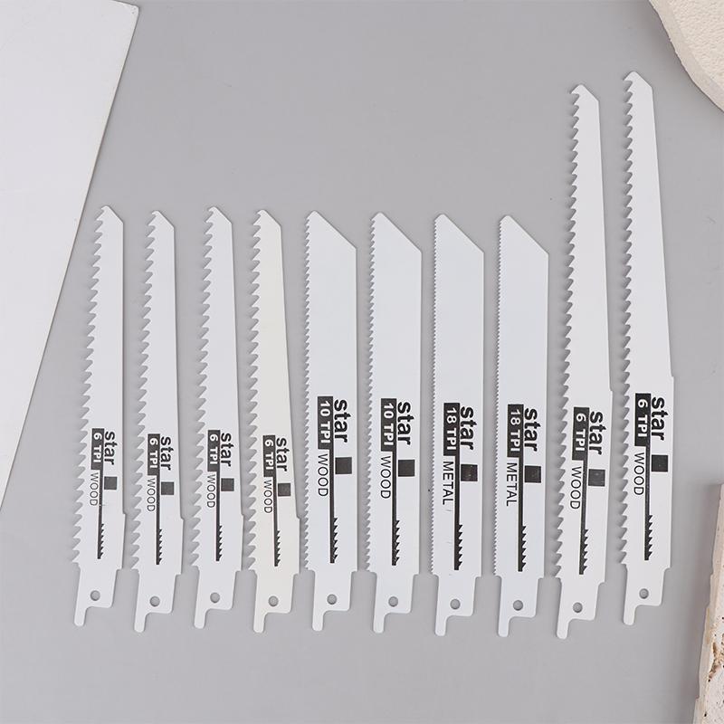 Universal Woodworking And Metal Cutting Reciprocating Saw Blade For Diy And Professional Use, Coarse And Fine Teeth