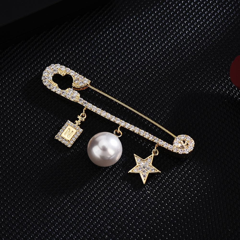 Senior Brooches Flower Leaf Brooch Pins for Women Suit Pendant  Fashion Brooches Jewelry