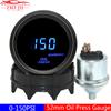 Ceas Universal 52mm Presiune Ulei cu LED Albastru de Avertizare Digital 0-150PSI Manometru Presiune Ulei Senzor 1/8NPT pentru Mașină pe Benzină 12V