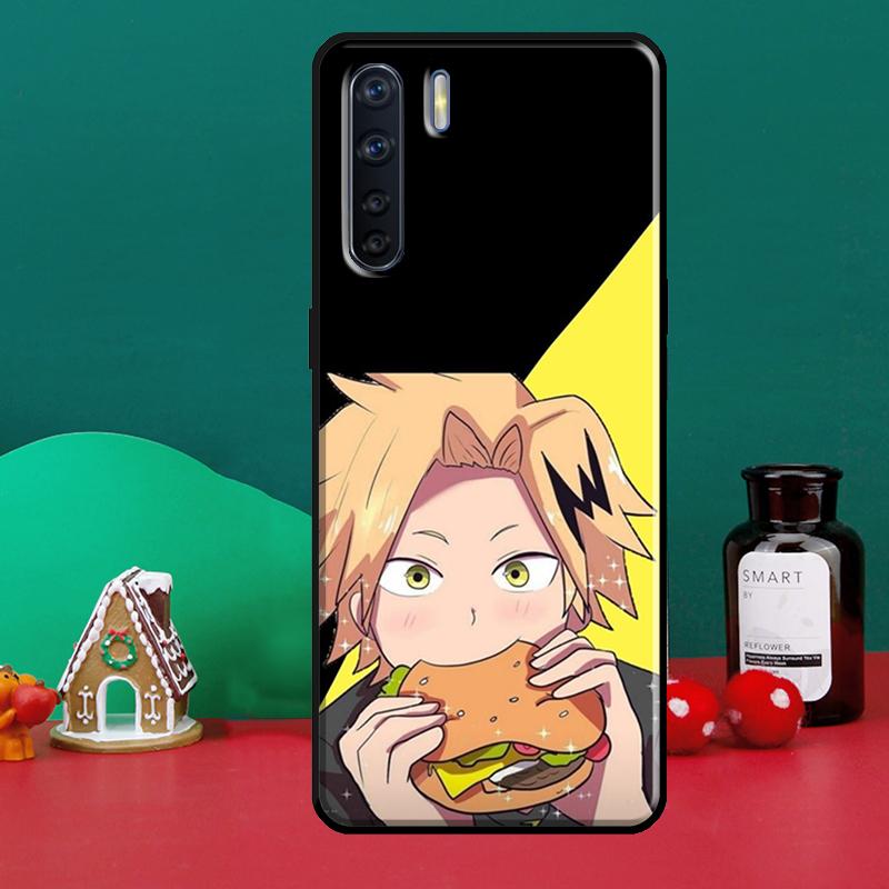 Denki Kaminari My Boku No Hero Academia Husă Pentru OPPO A5 A9 A31 A53 2020 A53S A1K A3S A5S A15 A52 A72 A83 A91 A54 A74 A94 Coque