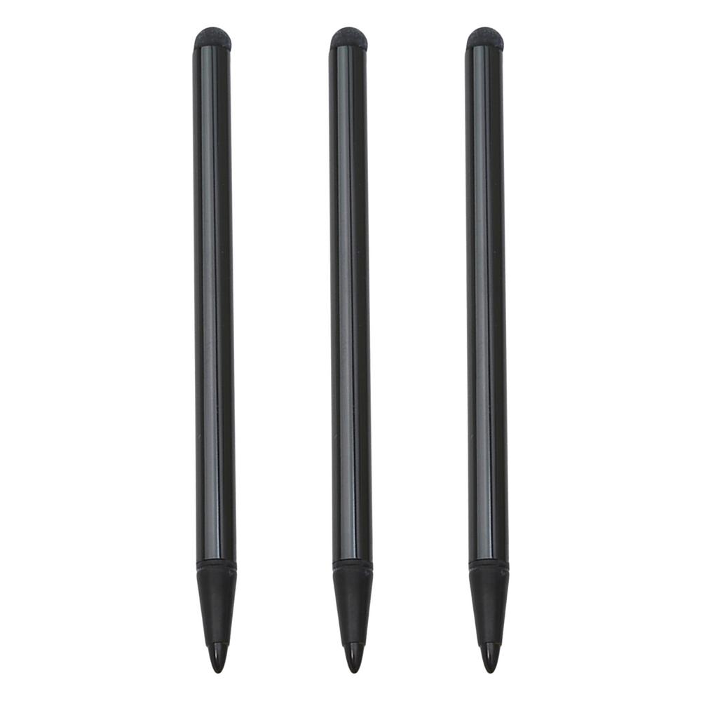 Zestaw 3 szt. Pióro Stylus 2 w 1 Pojemnościowy Rezystancyjny Ekran Dotykowy Ołówek Uniwersalny Telefon Tablet Pióro do Rysowania Dla iPhone Dla Samsung PC Stylu