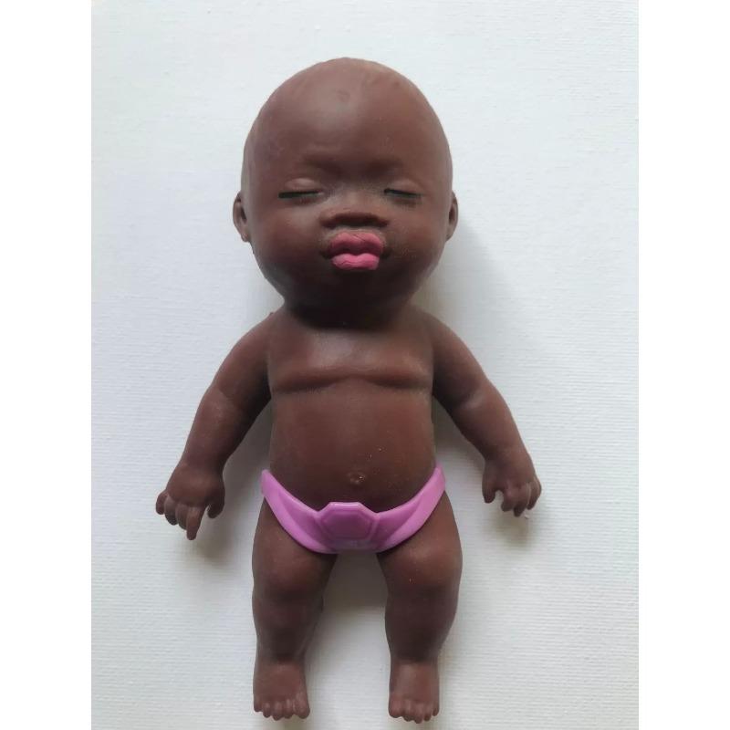 Natasha Funny African Style Black Doll Stress Relief Toy Squishy Creative Prank Toy Pressure Release Relaxing Squeeze For Adults General Use