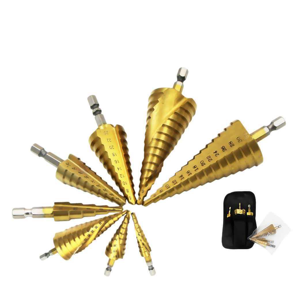 Top-Selling Hex Shank High-Strength Step Drill for Easy Hole Enlargement in Various Materials