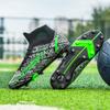 New football shoes, men's high-top AG long nails and broken nails, artificial grass training shoes for young middle school students