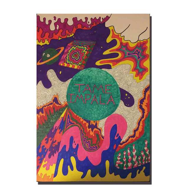 Tame Impala Select Your Favorite Album Cover Art Decor Silk Poster Print Room Decoration Picture Gift Canvas Custom