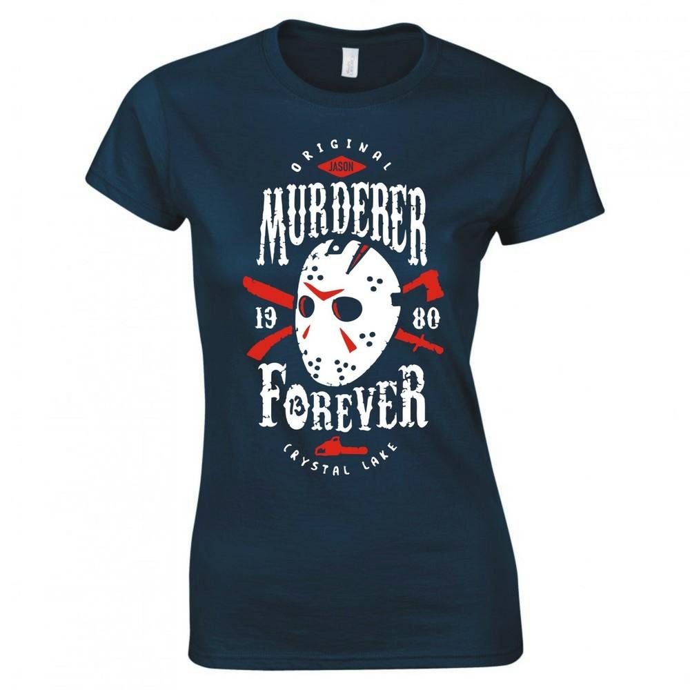 Inspired By Friday The 13th Murderer Forever Skinny Fit TShirt S