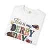 Patchwork This Is My Derby Day Dress T-shirt | Horse Racing Jockey Hat Cheer