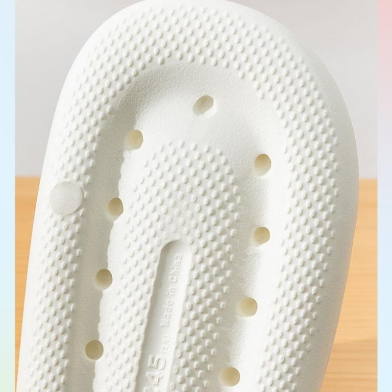 Slippers Female Super Soft Pig Head Pattern Sandals Summer Home Anti-slip Thick Bottom Bathroom Couple Bottom Slippers