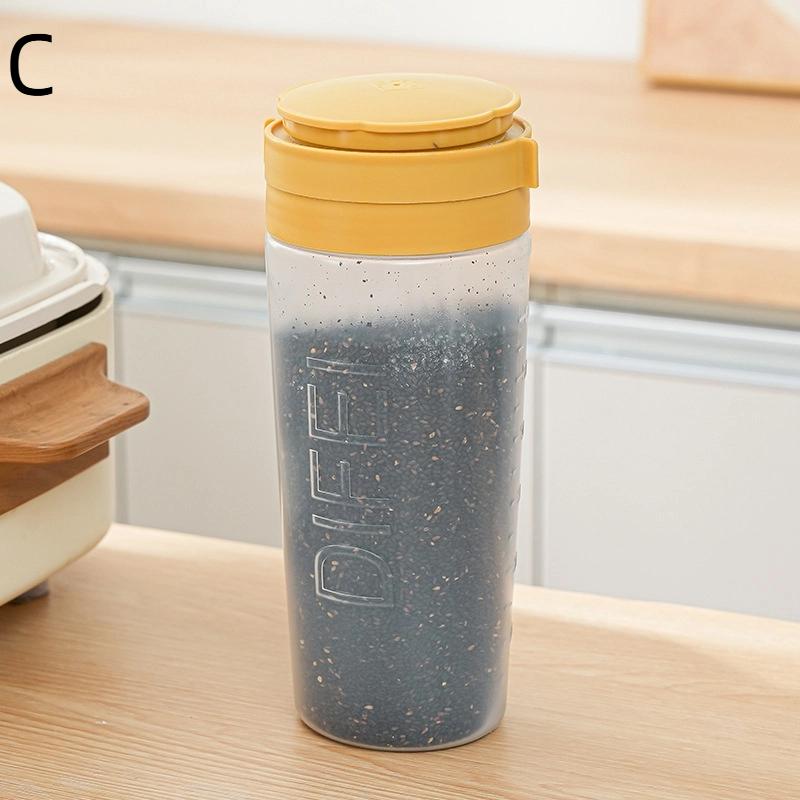 Kitchen Spice Dispenser Rotation With Lid Dustproof Food Grade Cheese Sprinkler For Chili Powder Salt Cheese Salt Cumin Powder