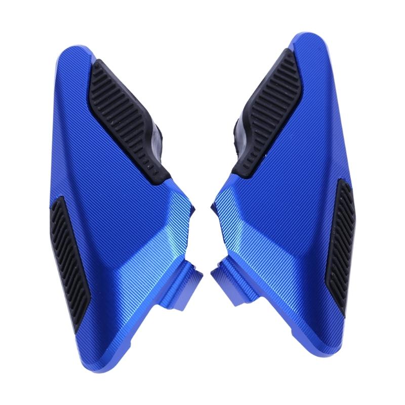 Textured Motorcycle Step Plate Pair with Aluminum Bodies, Footrest Floorboard Accessories for PCX160 PCX125 Routine Replacement Work
