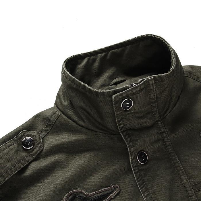 Kurtka męska Jean Military Army Soldier Style Kurtki Wiosna Jesień Męskie kurtki Casual męski płaszcz
