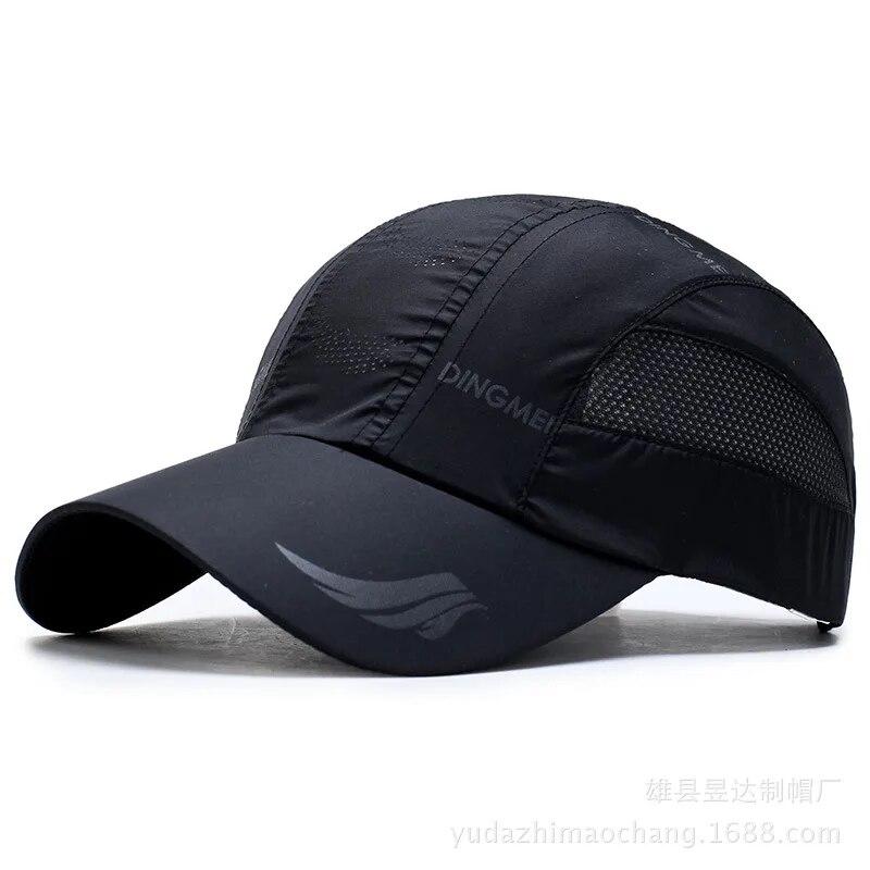 New Mesh Men's Hats Quick Dry Spring Summer Outdoor Sports Sun Protective Hats Casual Sports Baseball Caps Sun Hats