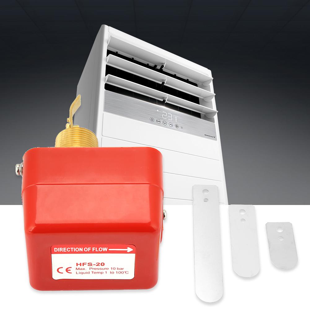 

HFS 20 dn20 Water Flow Paddle Control Switch SPDT Contacts 6 380V Partial Stainless Steel Type