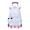 Zaino Scolastico per Bambini con Ruote Borse per Studenti per Ragazze Borsa Trolley Cartella Carina Zaino con Ruote Bambina Ragazze