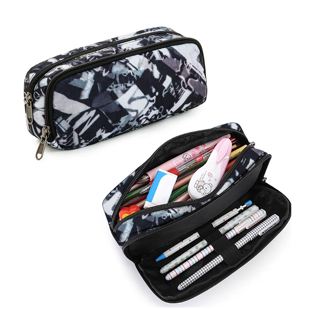 Cross-Border Large Capacity Pencil Case: Simple, Stylish & Lightweight for Students
