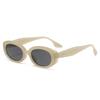 New Trend Sunglasses Women Men Oval Rice Nail Design Retro Casual Fashion Travel Sun Glasses for Female UV400