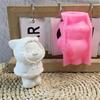Lovely Animal Molds Cartoon Pig Silicones Mould Ornament Molds Casting Mould Craft Supplies for Home Decorations