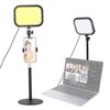 2 Packs Desktop LED Video Light Panel 12W Video Conference Light for Zoom Meeting 3000K 6500K Photography Fill Light