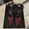 Eilyken Street Style Damen Pumps Sexy Frühling Knöchelschnalle Riemen Spitze Zehen Dünne Hohe Absätze Hochzeit Abschlussball Slingbacks Pantoletten