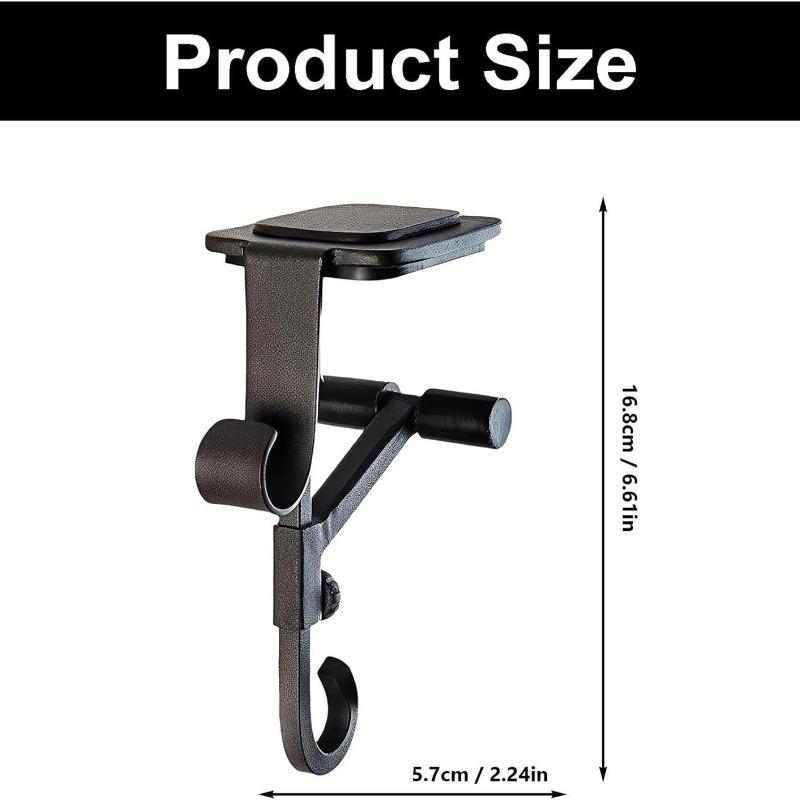 

Christmas Metal Stocking Holder Fireplace Mantel Hook - Festive Iron Hanger for Xmas Stockings Home Decoration