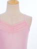 Girls Ballet Dresses Ballerina Practice Performance Ruched V Neck Spaghetti Straps Side Split Dress