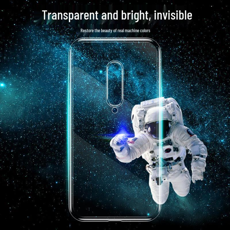 Compatible with OnePlus 13: Transparent Ultra-Thin Silicone Protective Case for 1+9Pro and 1+ACE