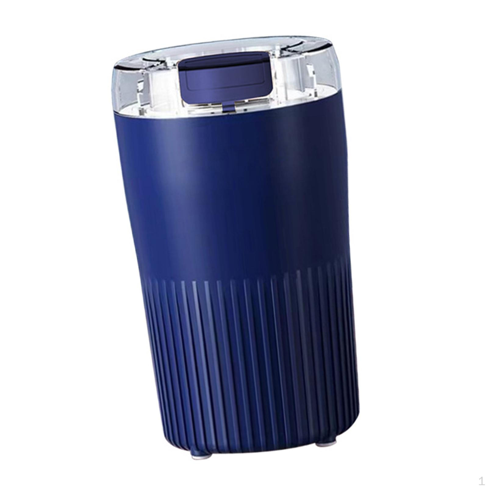 Electric Coffee Grinder Mill 300W Removable Chamber for Office Cafes Blue
