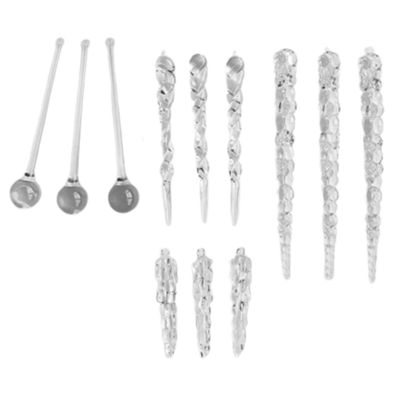

12x Christmas Tree Pendants Decoration Set Xmas Drop Ornaments Holiday Winter Decor Festive Decorative Pendants Hanging Charm чистий