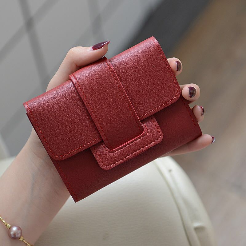 Cheap Cute Purse Small Wallet Women Fashion Mini Short Luxury Big